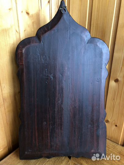 Св.Зосима и Савватий Соловецкие в киоте. 19 век