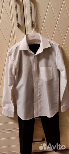 Брюки синие для мальчика 134