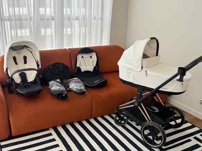Детская коляска Cybex Priam IV 2 в 1 Off White, Санкт-Петербург