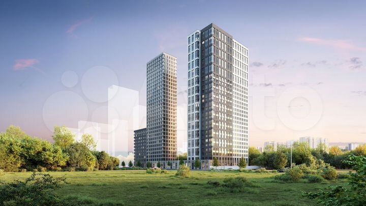 2-к. квартира, 63,7 м², 2/30 эт.
