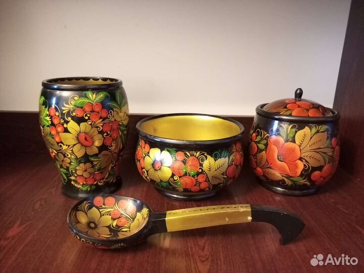 Набор деревянной посуды 