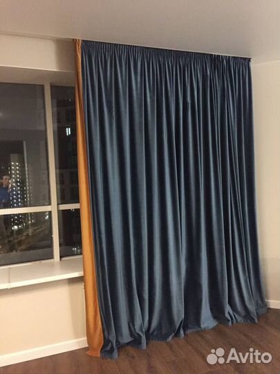 Шторы бархатные димаут