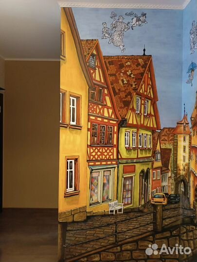 Художественная роспись стен в Хабаровске