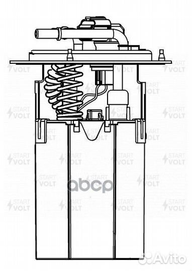 Модуль топливного насоса для а/м KIA Spectra (0