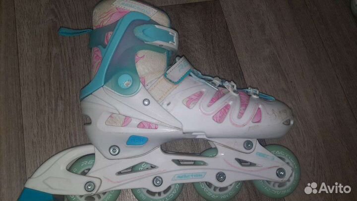 Роликовые коньки 38-41 + защита