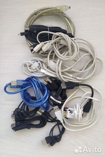 Кабели и переходники разные