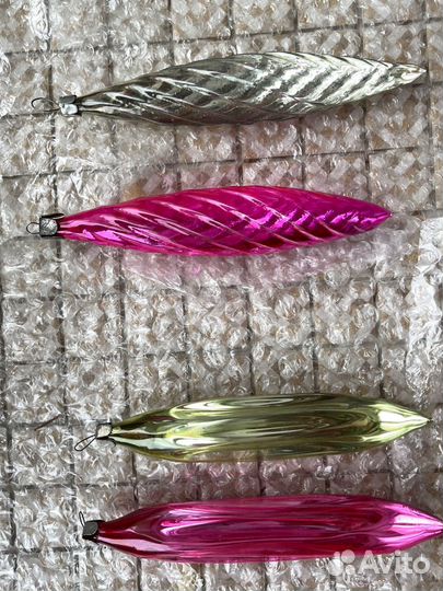 Елочные игрушки СССР сосулки