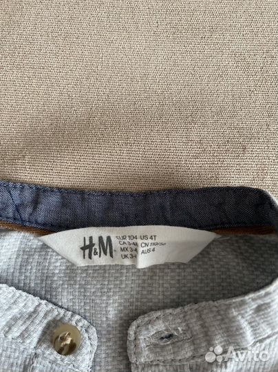 Продам рубашку и джинсы на мальчика H&M, 3-4 года