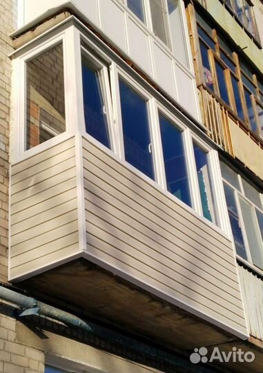 Остекление балконов и лоджий под ключ