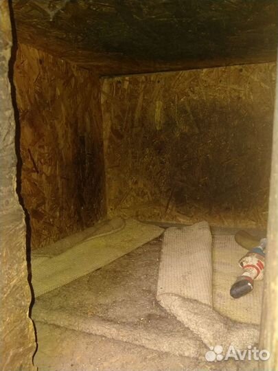 Будка для собаки утепленная с крышей-профлист