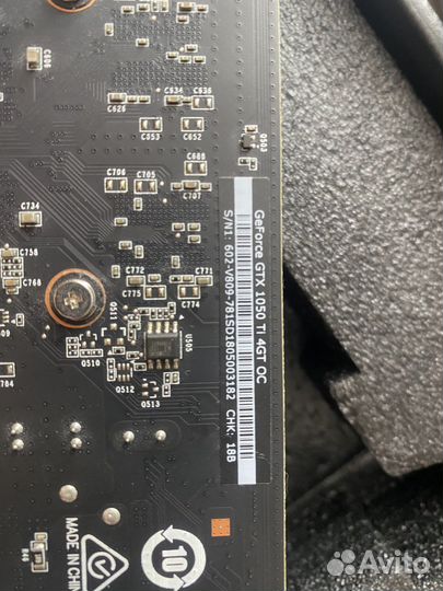 Видеокарта gtx 1050 ti 4gb