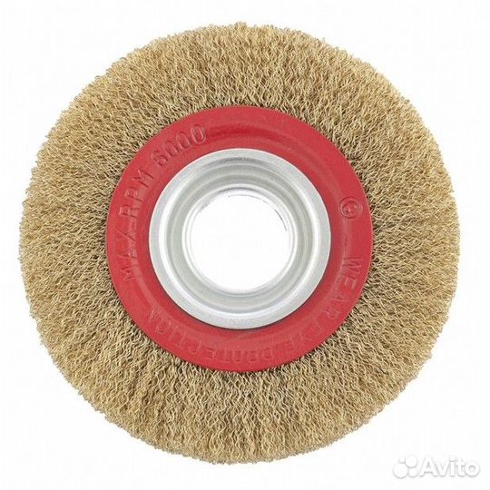 Щетка для точила, 175 мм, посадка 32 мм, плоская