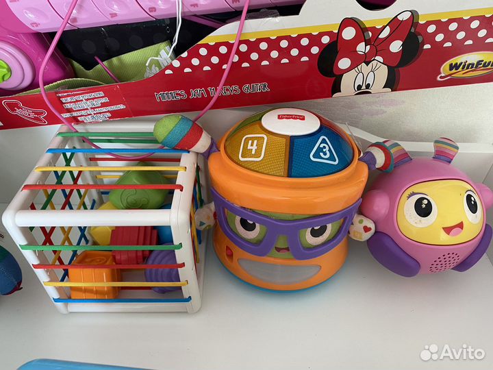 Музыкальнае игрушки fisher price и дрегие