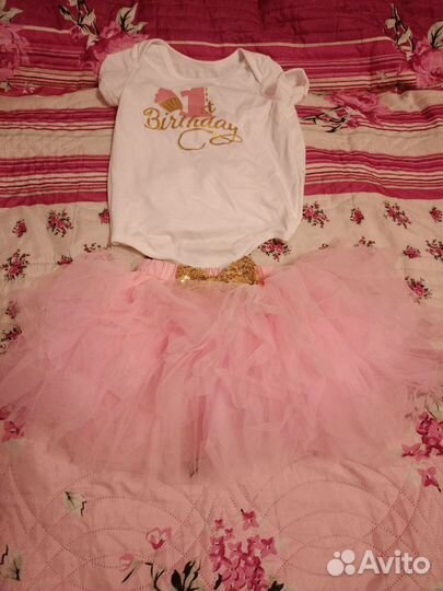 Наряд для девочек на 1 годик р-р 80