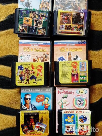 Полноплатные картриджи sega (конец 90х - нач.200х)