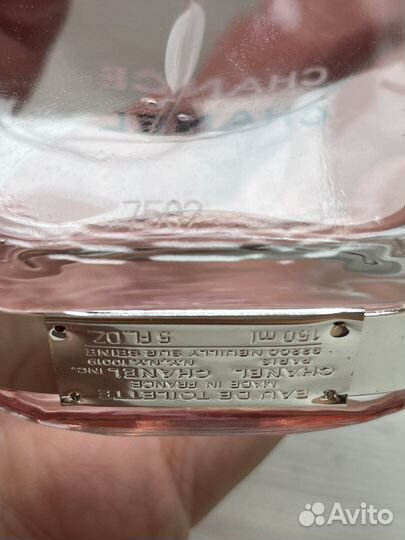 Chanel Chanse eau Tendre edt остаток 98 мл