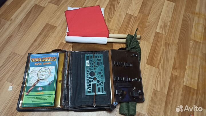 Планшет офицерский кожаный