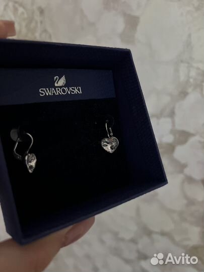Серьги оригинал swarovski
