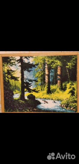 Картина ручной работы,алмазная мозайка