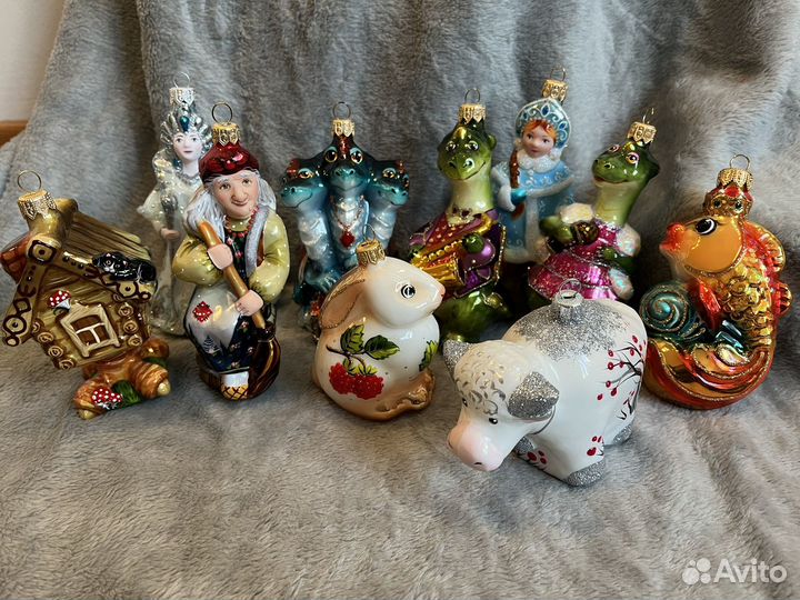 Ёлочные игрушки фабрики Ариель