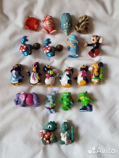 Игрушки из киндер сюрприз 90 г