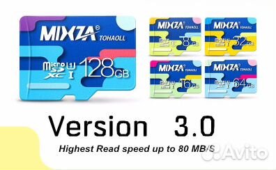 Карта памяти microSD 32Gb 10 class микро сд 32гб