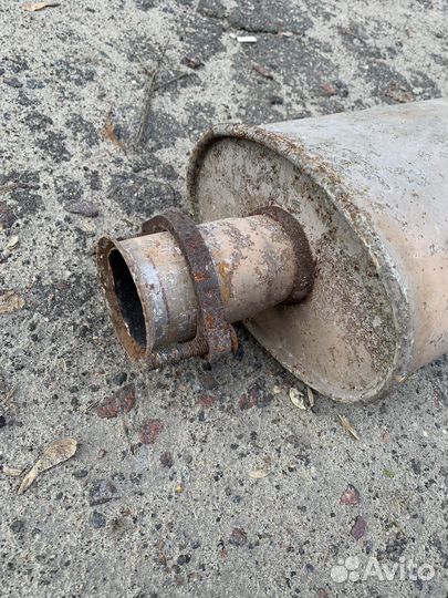 Задняя банка глушителя