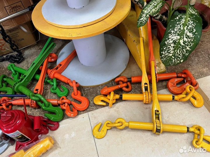 Цепные стяжки и натяжители для крепления груза