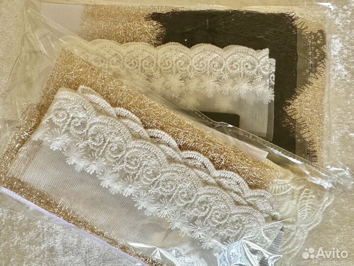 Наборы для рукоделия кружево Фатин резинка лента