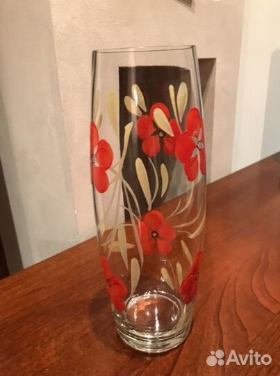 Старинная ваза стекло винтаж 60-70 х г
