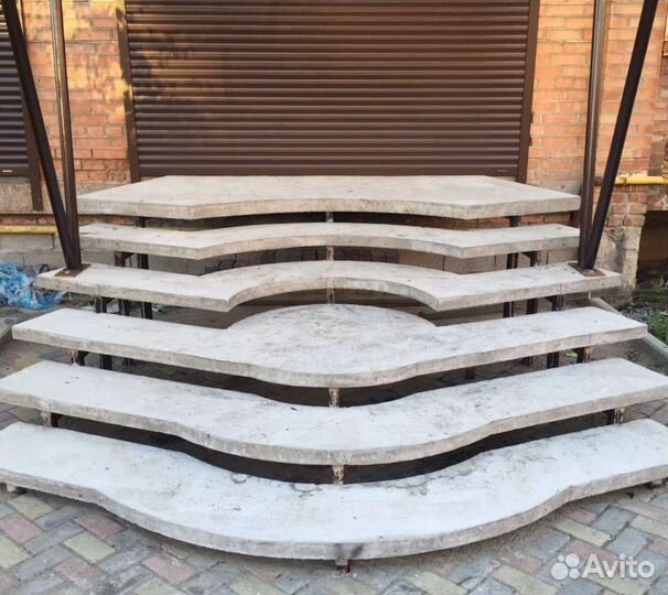 Изготовление бетонных лестниц любой сложности