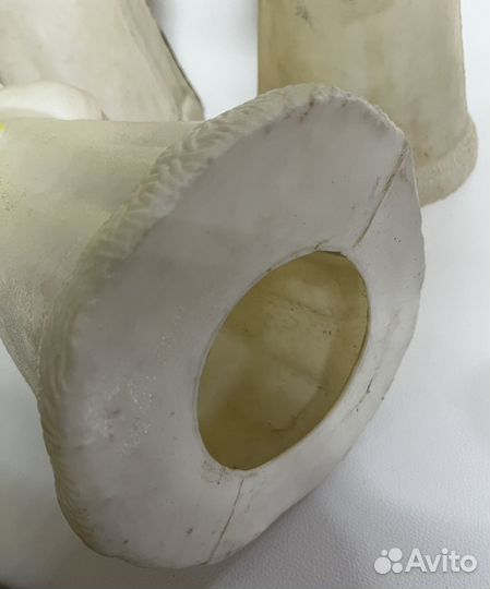 Дед мороз 3 шт. Пластмасса СССР