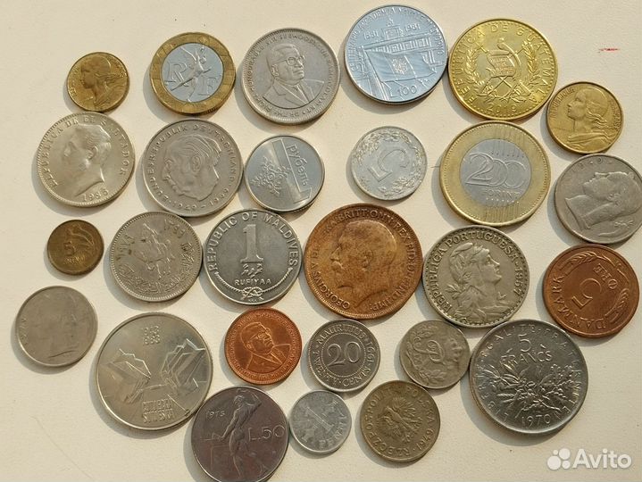 Подборка иностранных монет
