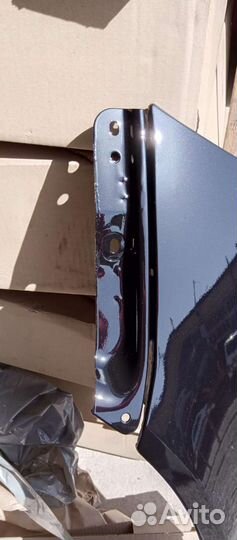 Крыло приора левое цвет черный (черная пантера)