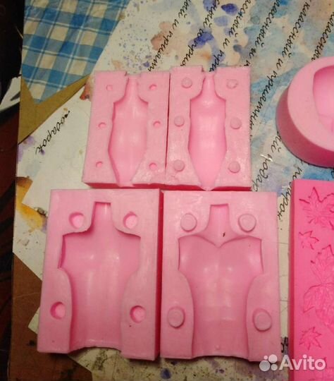 Формочки силиконовые для кукол