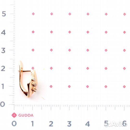 Серьги золотые