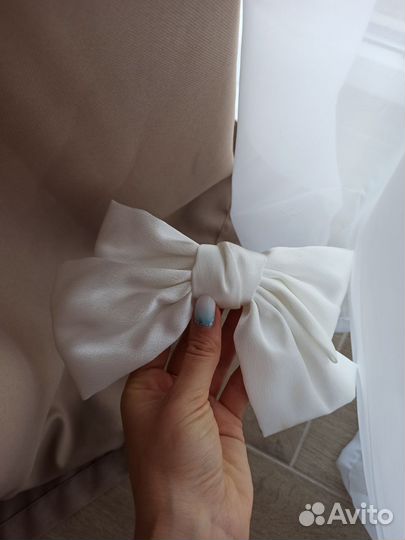 Бантик большой заколка для девочки