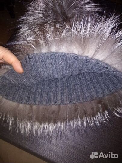 Шапка из чернобурки