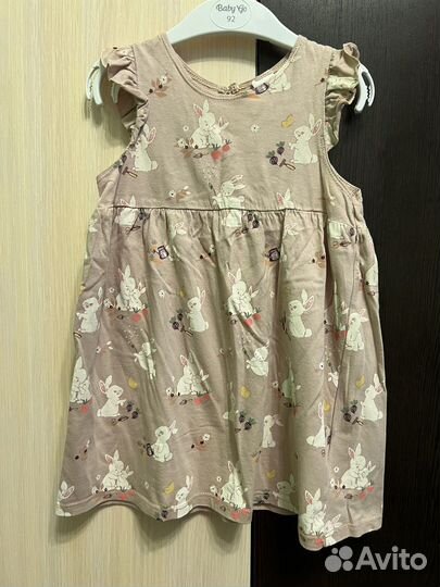 Платье h&m на девочку 92 см