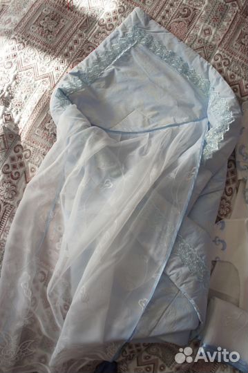 Комплект (одеяло-конверт) на выписку весна-осень