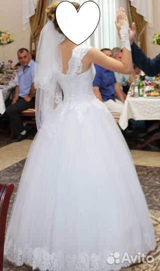 Свадебное платье белое