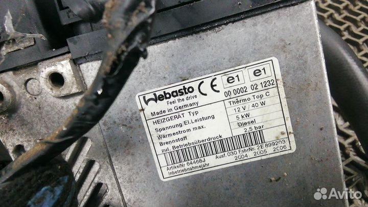 Автономный отопитель (вебасто) BMW X5