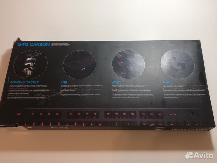 Игровая клавиатура logitech G413