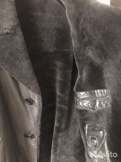 Дубленка мужская, р.54/56, б/у