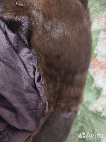 Шуба норка 48-50, мутон с капюшоном 44-46
