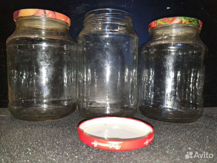 Банки 1 литр с завинчивающейся крышкой
