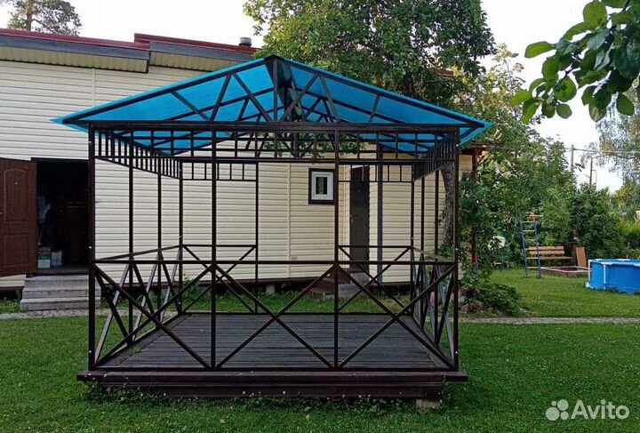 Навесы, беседки, террасы. Гарантия, Выезд