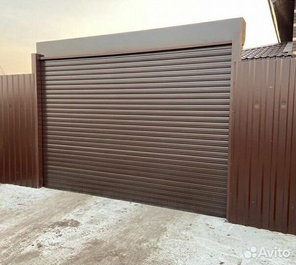 Рулонные ворота гаражные