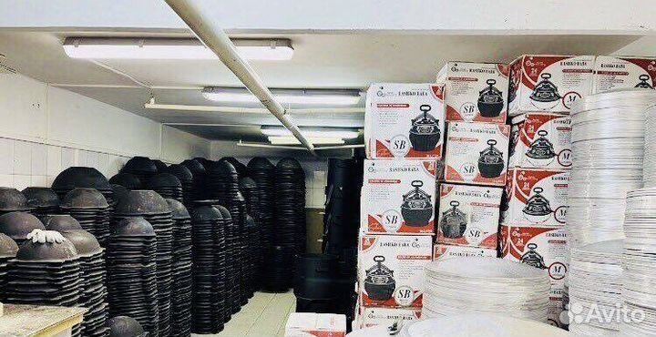 Казан чугунный под печь