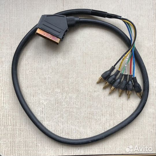 Кабель скарт/тюльпаны